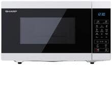 Sharp YC-MG51EW Mikrowelle Grill 900 Watt 8 Programme silber schwarz