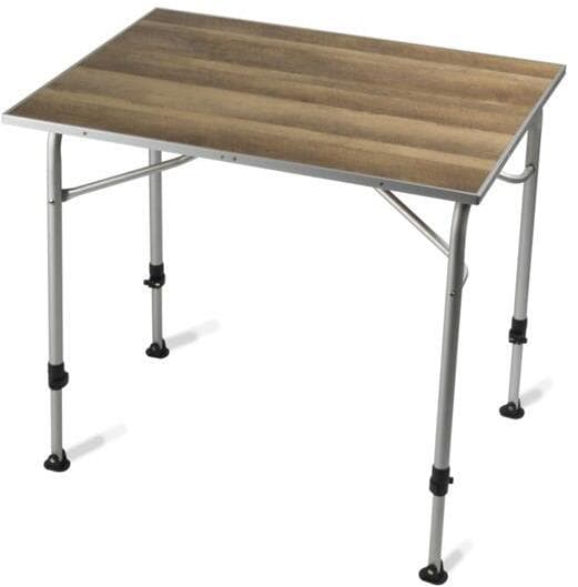 Dometic Zero Light Oak Campingtisch Gartentisch Outdoor 80x60cm Fieberglas Eichenoptik