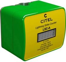 Citel LSC-A Blitzstromzähler Blitzimpulszähler Gehäuse 100kA IP67 grün gelb