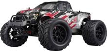 Reely New2 Super Combo Brushless 1:10 RC Modellauto Elektro Monstertruck 4WD 100% RtR 2,4GHz schwarz rot