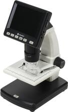 Toolcraft DigiMicro Lab5.0 USB LCD Mikroskop Monitor max. Vergrößerung 500 Zoom 4fach schwarz weiß
