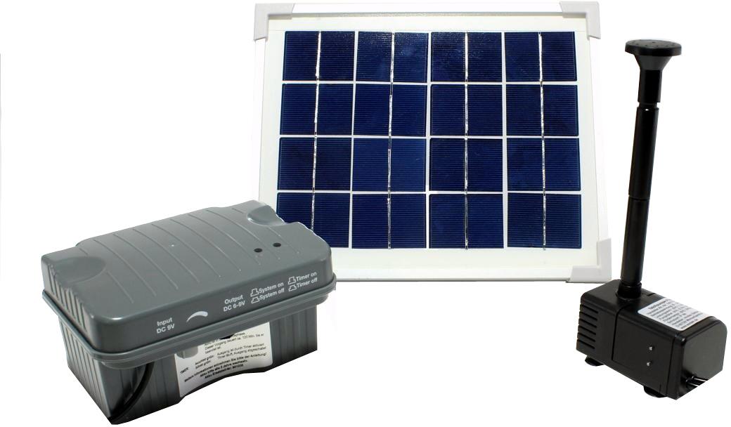 Esotec Palermo Solar-Pumpenset Pumpensystem Solarpumpe Gartenteichpumpe Teich Garten