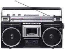 Silva Schneider PCR 1980 Kassettenradio Kassette Bluetooth USB UKW MW KW Aufnahmefunktion Mikrofon schwarz