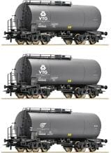 Roco 6600162 H0 3er-Set Kesselwagen der VTG/DB Epoche IV LüP/LüK 426mm