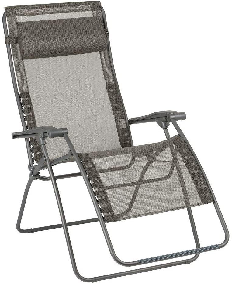 Lafuma RSXA Clip XL Campingstuhl Relaxsessel Liegestuhl Garten Terrasse Outdoor beige