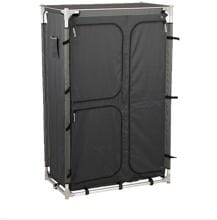 Bo-Camp Wollaston Kleiderschrank Campingschrank Wohnwagen Wohnmobil grau