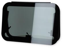 Carbest RW Eco Ausstellfenster Rahmenfenster Moskitonetz Echtglas Kastenwagen Wohnmobil 700x450mm Aluminium
