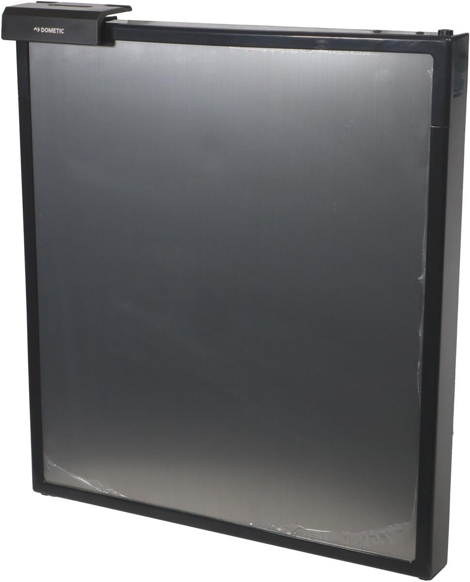 Dometic Ersatzteil Nr. 4450018626 Tür komplett für Coolmatic CRE 65 Kompressor-Kühlschrank Camping silber schwarz