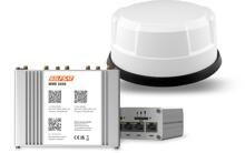 SelfSat MWR 5550 5G/4G WLAN Internet Router mit Panorama Antenne weiß