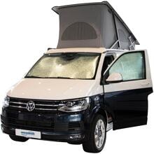 Hindermann Travel Fahrerhaus Innenisoliermatten Sonnenschutz für Ford Transit ab Bj. 2014