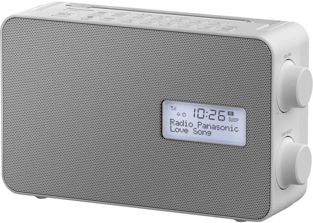 Panasonic RF-D30BTEG-W Küchenradio Musik Weckfunktion Spritzwasserschutz Küchentimer DAB+ UKW Bluetooth AUX weiß
