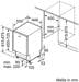 Bosch SPV2IKX10E vollintegrierbarer Einbau-Geschirrspüler 45cm breit Extra Trocknen AquaStop 9 Maßgedecke