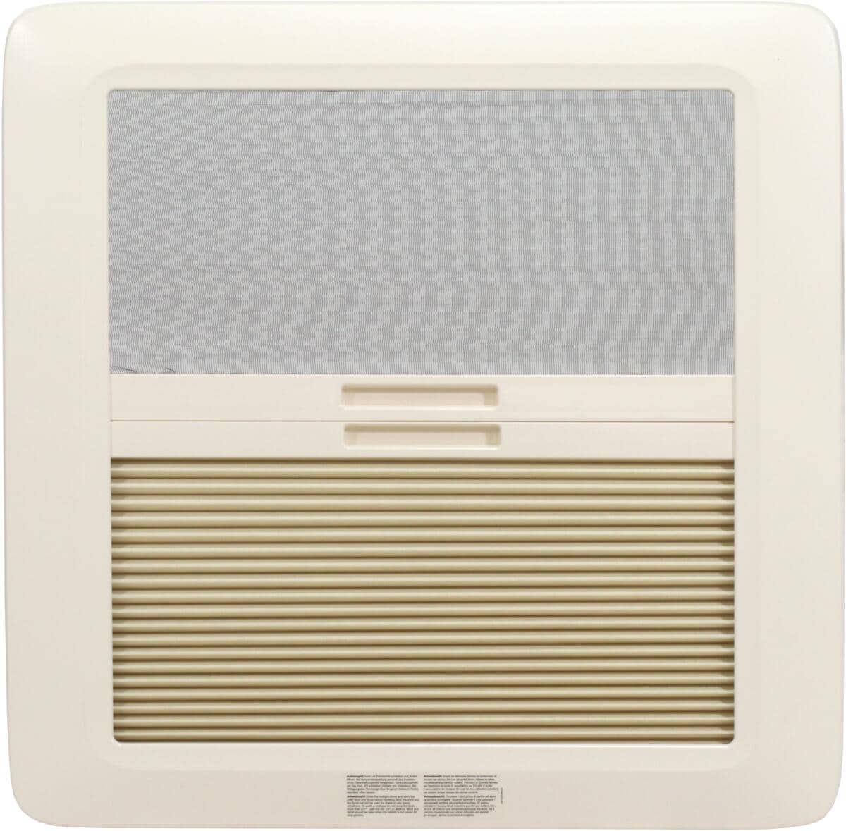Dometic 4460004067 + 4460000021 Innenrahmen mit Montagerahmen für Mini Heki FL Dachfenster 400x400mm Camping Reisemobil cremeweiß