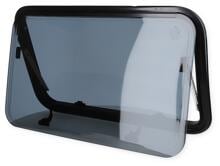Polyplastic Polyvision Ausstellfenster mit Alurahmen flach 900x520mm Camping Wohnwagen Wohnmobil