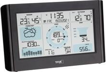 TFA Dostmann Weather Pro Funk-Wetterstation digital Temperatur Luftdruck Vorhersage schwarz