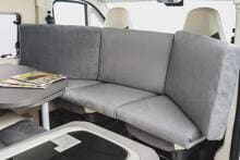 Relax Sofabank Sitzbank für Ducato/Sprinter/Transit/TGE/Crafter Camping Wohnwagen Wohnmobil grau