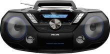 Philips AZB798T CD-Radio Kassettenrekorder Digitalradio CD DAB+ UKW USB Bluetooth USB schwarz