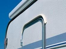 Fiamma Drip Stop Regenrinne Regenrinnenprofil Länge 1000cm Camping Caravan Wohnwagen extrem haltbar weiß