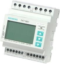 Siemens 7KT PAC1600 Messgerät Hutschienenzähler Sentron 3-phasig 5A Hutschiene Modbus RTU LCD Display grau