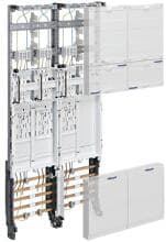 Hager ZK3ED28N Komplettfeld Zählerfeld universZ 1050mm 2feld 3ZP Reserve eHZ DSS Ausführung EnBW reinweiß