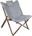 Bo-Camp Bloomsbury Relaxsessel Campingstuhl Outdoor grau