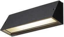 SLV Pema LED-Außenwandleuchte Außenleuchte 16W 1260lm Aluminium schwarz