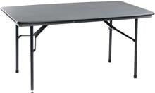 Wecamp DeLite Campingtisch Esstisch Reisetisch Garten Terrasse 90x140cm grau