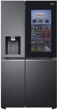 LG GSXV90MCDE Side-by-Side Stand-Kühl-Gefrierkombination 91,3cm breit 635 Liter InstaView Door-in-Door schwarz