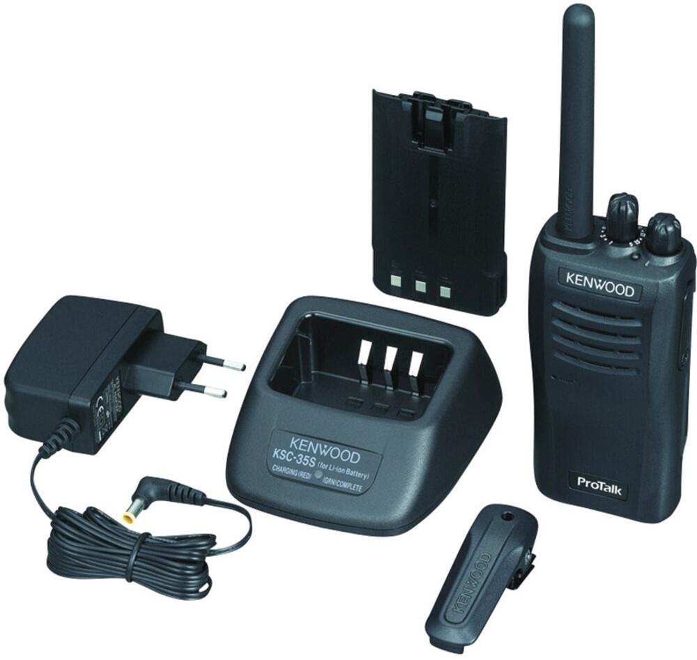 Kenwood TK-3501 PMR-Handfunkgerät 1300mAh 12,5kHz 100-240V Analog 500mW 446MHz 16PMR schwarz