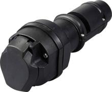 Voltcraft VC-16437135 Spannungsreduzierer Spannungsminderer Steckdose 7-polig schwarz