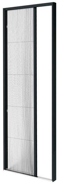 Horrex Fliegenschutztür Insektenschutztür 1935x650x85mm Aluminium schwarz