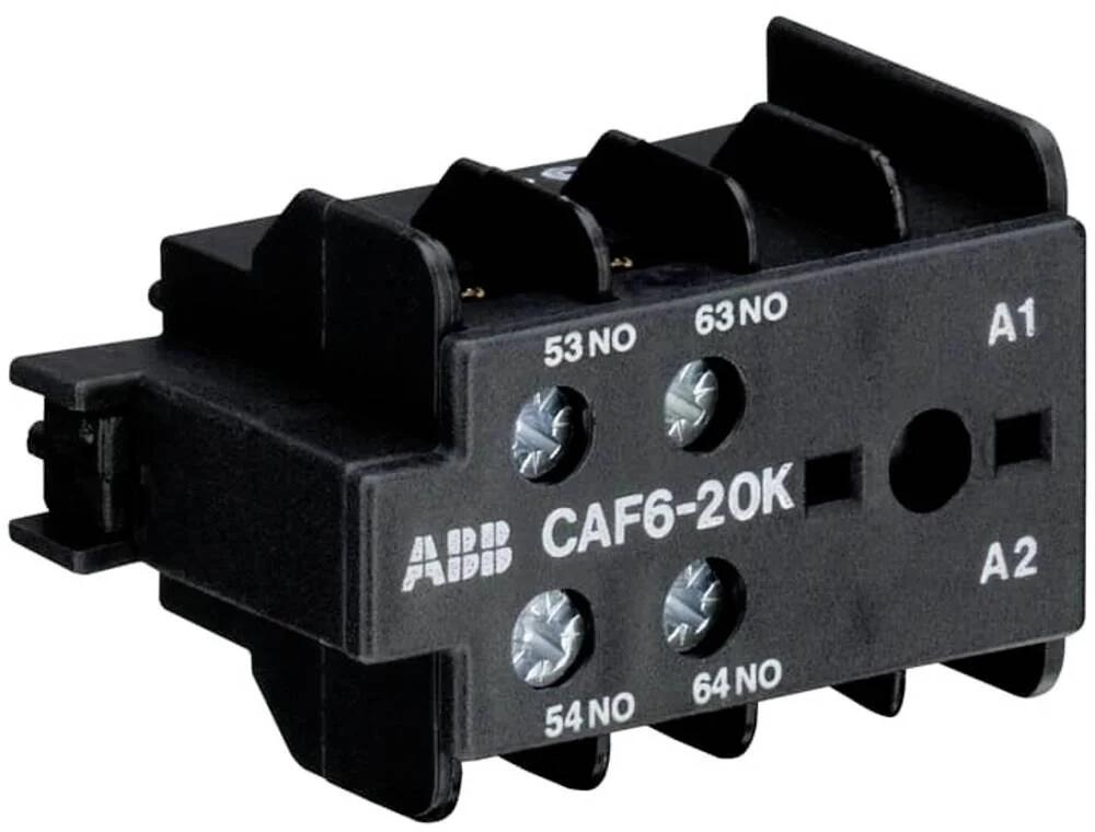 10 Stück ABB CAF6-20K Hilfsschalter Hilfskontaktblock 2 Schließer Schraubanschluss