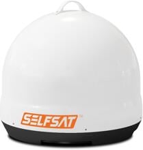 Selfsat Snipe Mobile Camp Direct Sat-Anlage Kuppelantenne Single-LNB Camping Wohnwagen Wohnmobil weiß