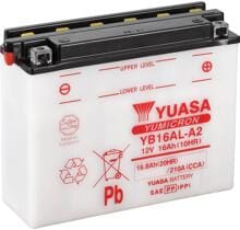 Yuasa YB16AL-A2 Motorradbatterie Starterbatterie Blei-Säure 12V 16Ah