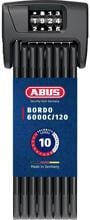 Abus 6000C/120 Faltschloss Zahlenschloss Fahrradschloss schwarz