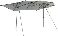 Bo-Camp Easy-Up Sonnenschutz Zelt 4,4x2,3m Camping Garten grau
