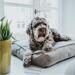 HUNTER Merida orthopädisches Hundekissen Hundebett Größe L taupe