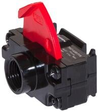 IMI NORGREN T64T-4GB-P1N Olympian Plus Absperrventil Steuerventil G1/2 schwarz rot