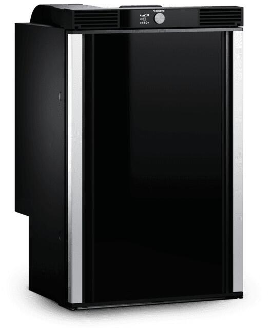 Dometic RCS 10.5T Kompressor-Kühlschrank 52,3cm breit 83 Liter 12V mit Gefrierfach Doppelscharnier silber schwarz