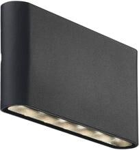 Nordlux Kinver LED-Außenwandleuchte Außenwandlampe 6 Watt Metall warmweiß schwarz