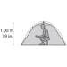 MSR Hubba NX 2 Kuppelzelt Tourenzelt Campingzelt Outdoor 2-Person 213x279cm grün
