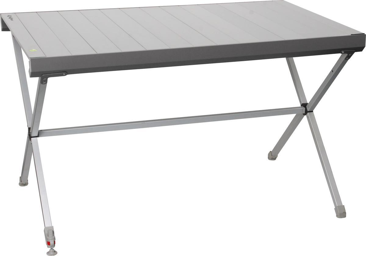 Brunner Titanium Axia 4 Campingtisch Klapptisch Esstisch Reisetisch Garten Terrasse 122x76x72cm grau