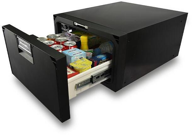 Engel SB30F-N-W Kompressor-Kühlschublade Kühlschrank 44cm breit 30 Liter 12/24V Camping Wohnwagen Wohnmobil schwarz