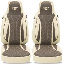 Bremer-Sitzbezüge Wohnmobil Schonbezüge Schutzbezüge für Fiat Ducato beige/braun