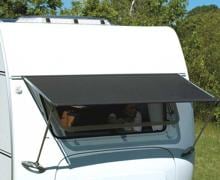 Isabella 405000026 Fenster-Markise Sonnenfilter Sonnenschutz Wohnwagen Wohnmobil Camping 215x75cm schwarz