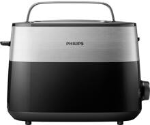 Philips HD2516/90 Daily Toaster Brötchenaufsatz 8 Bräunungsstufen 830W grau schwarz