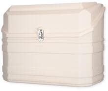 Gasflaschenkasten Gaskasten für 2x11kg Gasflaschen creme