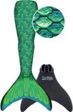 FinFun Mermaidens Meerjungfrau-Flosse Schwimmflosse Fischschwanz Größe L grün