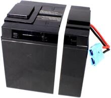 USV-Anlagen-Akku VISRBC55 Ersatzakku RBC55 APC Blei-Vlies AGM 24V schwarz