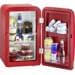 Trisa Frescolino Plus Hybrid-Kühlschrank Minikühlschrank 32cm breit 17 Liter 12V Camping Wohnwagen rot